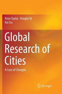 Cover of the book Global Research of Cities 