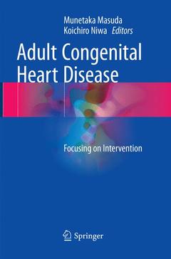 Couverture de l’ouvrage Adult Congenital Heart Disease
