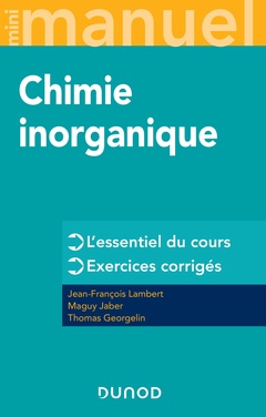 Cover of the book Mini manuel de Chimie inorganique