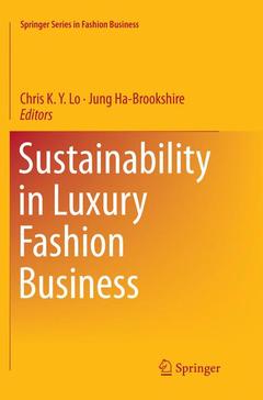 Couverture de l’ouvrage Sustainability in Luxury Fashion Business