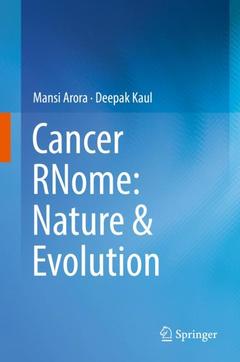 Couverture de l’ouvrage Cancer RNome: Nature & Evolution