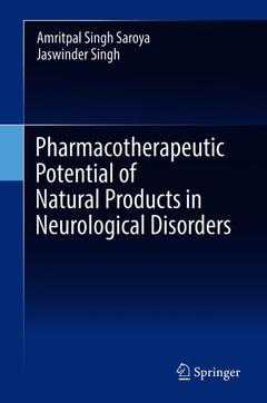 Couverture de l’ouvrage Pharmacotherapeutic Potential of Natural Products in Neurological Disorders