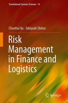 Couverture de l’ouvrage Risk Management in Finance and Logistics