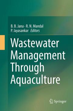 Couverture de l’ouvrage Wastewater Management Through Aquaculture