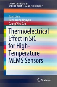 Couverture de l’ouvrage Thermoelectrical Effect in SiC for High-Temperature MEMS Sensors