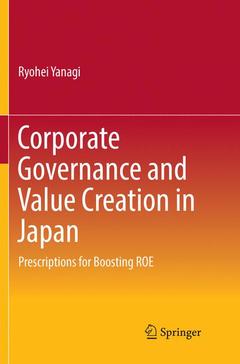 Couverture de l’ouvrage Corporate Governance and Value Creation in Japan