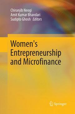 Couverture de l’ouvrage Women's Entrepreneurship and Microfinance
