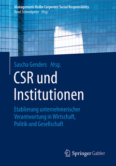 Cover of the book CSR und Institutionen