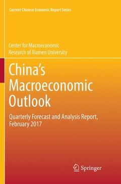 Couverture de l’ouvrage China's Macroeconomic Outlook