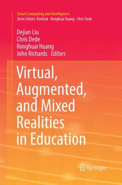 Couverture de l’ouvrage Virtual, Augmented, and Mixed Realities in Education