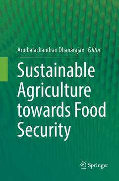 Couverture de l’ouvrage Sustainable Agriculture towards Food Security
