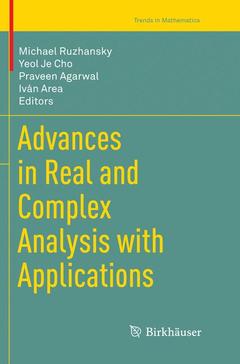Couverture de l’ouvrage Advances in Real and Complex Analysis with Applications