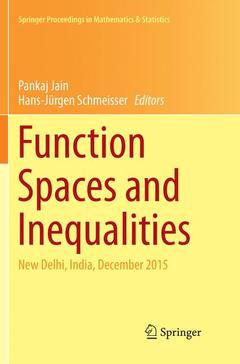 Couverture de l’ouvrage Function Spaces and Inequalities