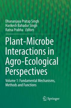 Couverture de l’ouvrage Plant-Microbe Interactions in Agro-Ecological Perspectives