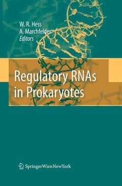 Couverture de l’ouvrage Regulatory RNAs in Prokaryotes