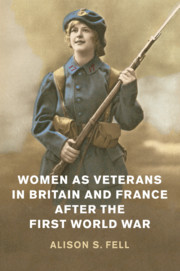 Couverture de l’ouvrage Women as Veterans in Britain and France after the First World War