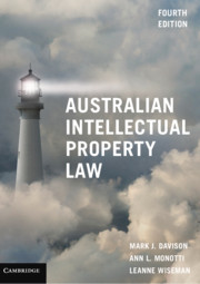 Cover of the book Australian Intellectual Property Law