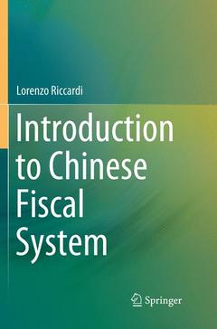 Cover of the book Introduction to Chinese Fiscal System