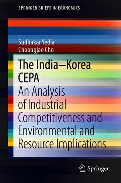 Couverture de l’ouvrage The India-Korea CEPA