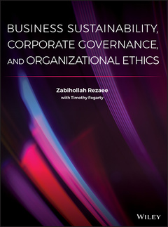 Couverture de l’ouvrage Business Sustainability, Corporate Governance, and Organizational Ethics