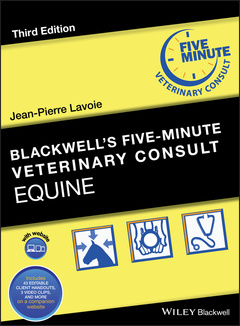 Couverture de l’ouvrage Blackwell's Five-Minute Veterinary Consult