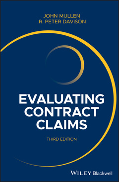 Couverture de l’ouvrage Evaluating Contract Claims