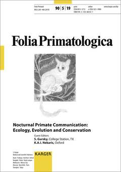 Couverture de l’ouvrage Nocturnal Prime Communication: Ecology, Evolution and Conservation