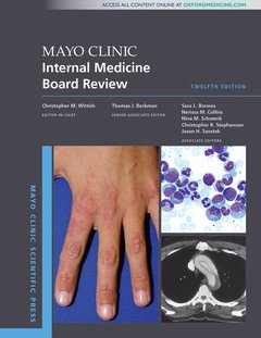 Couverture de l’ouvrage Mayo Clinic Internal Medicine Board Review