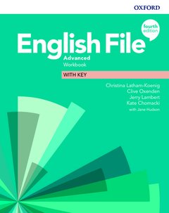 Couverture de l’ouvrage ENGLISH FILE 4TH: ADVANCED: WORKBOOK WITH KEY