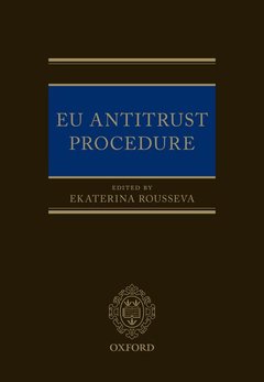 Couverture de l’ouvrage EU Antitrust Procedure