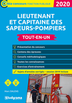 Cover of the book Lieutenant et capitaine des sapeurs-pompiers professionnels 2020