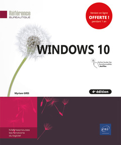 Couverture de l’ouvrage Windows 10 (4e édition)