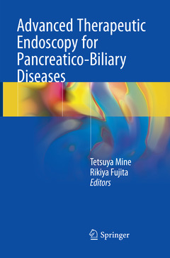 Couverture de l’ouvrage Advanced Therapeutic Endoscopy for Pancreatico-Biliary Diseases