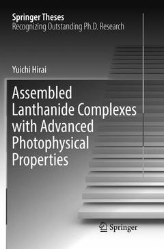 Cover of the book Assembled Lanthanide Complexes with Advanced Photophysical Properties