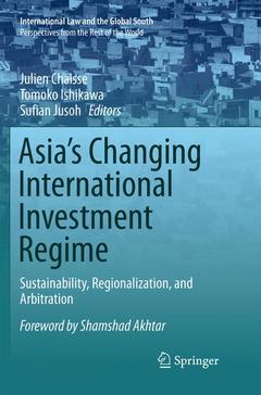Cover of the book Asia's Changing International Investment Regime