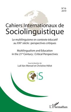 Couverture de l’ouvrage Cahiers internationaux de Sociolinguistinque n°16