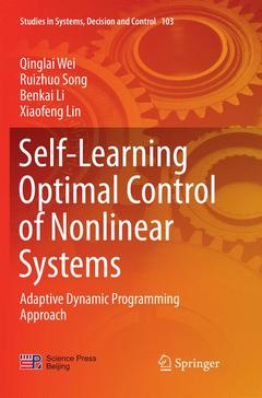 Couverture de l’ouvrage Self-Learning Optimal Control of Nonlinear Systems