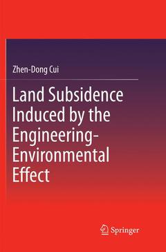 Cover of the book Land Subsidence Induced by the Engineering-Environmental Effect