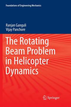 Couverture de l’ouvrage The Rotating Beam Problem in Helicopter Dynamics