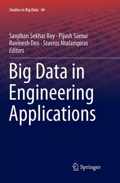 Couverture de l’ouvrage Big Data in Engineering Applications
