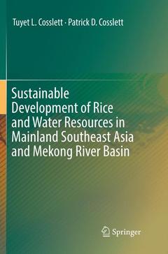 Couverture de l’ouvrage Sustainable Development of Rice and Water Resources in Mainland Southeast Asia and Mekong River Basin