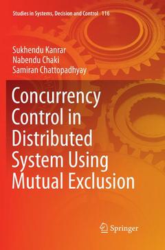 Couverture de l’ouvrage Concurrency Control in Distributed System Using Mutual Exclusion