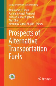 Couverture de l’ouvrage Prospects of Alternative Transportation Fuels