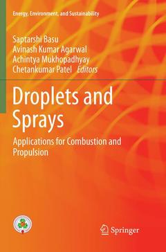 Cover of the book Droplets and Sprays