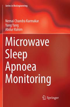 Cover of the book Microwave Sleep Apnoea Monitoring 