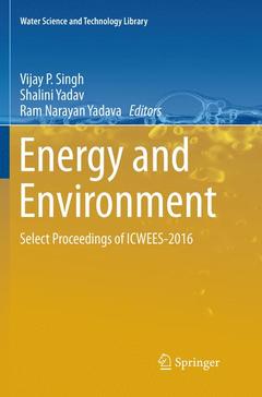 Couverture de l’ouvrage Energy and Environment