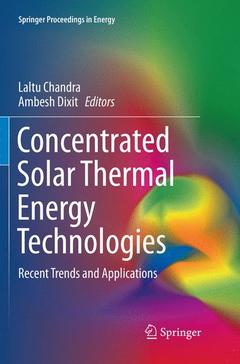 Couverture de l’ouvrage Concentrated Solar Thermal Energy Technologies