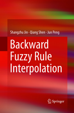 Couverture de l’ouvrage Backward Fuzzy Rule Interpolation
