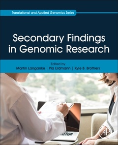 Couverture de l’ouvrage Secondary Findings in Genomic Research