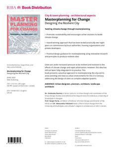 Couverture de l’ouvrage Masterplanning for Change